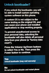 Unlock bootloader for android, nexus 7 2012