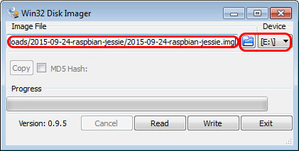 Win32DiskImager-rasbian-raspberry-pi